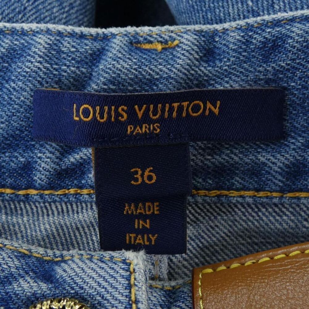 Louis Vuitton Flared Hem Monogram Patch Jeans Fop… - image 5